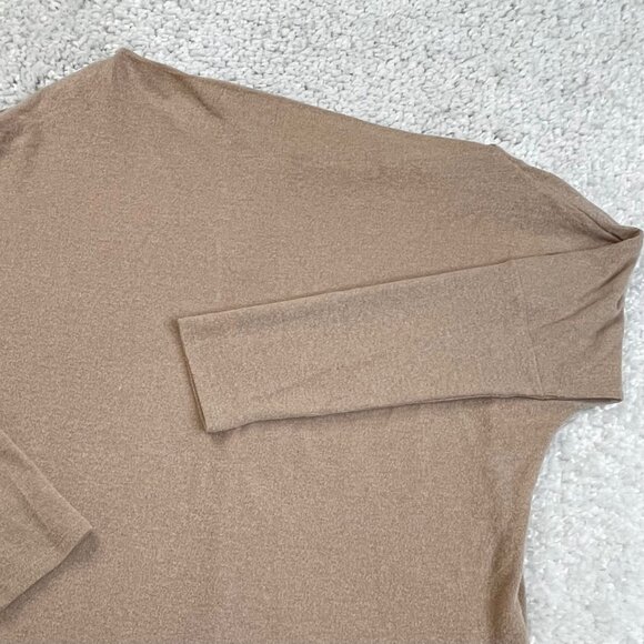 ASTR The Label Off The Shoulder Asymmetrical Sweater Tan XL NEW - Picture 6 of 9